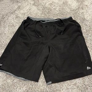 Black basketball shorts